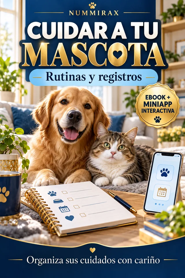 Cuidar a tu mascota: rutinas y registros